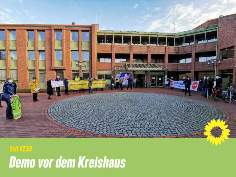 Demo gegen den Ausbau der E233 – Pressestatement.